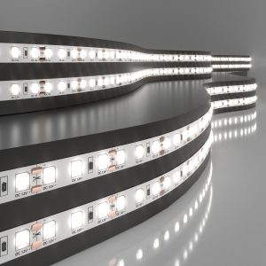 Светодиодная лента 12 В 9,6 Вт/м 120 Led/м 2835 IP20, дневной белый 4200К, 5 м
            Лента светодиодная 12V 9,6W 120Led 2835 IP20 дневной белый, 5м