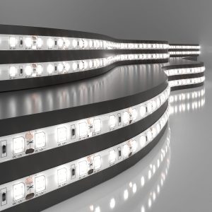 Светодиодная лента 12 В 9,6 Вт/м 120 Led/м 2835 IP65, дневной белый 4200K, 5 м
            Лента светодиодная 12V 9,6W 120Led 2835 IP65 дневной белый, 5м