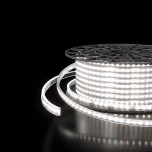 Светодиодная лента 220 В 14,4 вт/м 120 Led/м 2835 IP65, холодный белый 6500K,
            50 м Лента светодиодная 220V 14,4W 120Led 2835 IP65 6500 холодный белый, 50 м