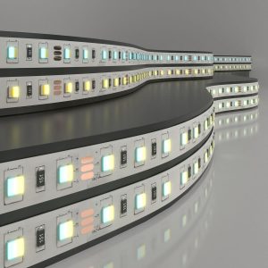 Светодиодная лента 24 В 10 Вт/м 60 LED/м 5050 IP20, MIX теплый белый
            3300K/холодный белый 6500K, 5 м Лента светодиодная 24V 10W 60LED 5050 IP20 MIX
            теплый белый/холодный белый, 5м