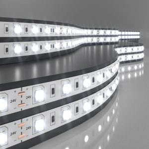 Светодиодная лента 24 В 14,4 Вт/м 60 Led/м 5050 IP20, дневной белый 4200K, 5 м
            Лента светодиодная 24V 14,4W 60Led 5050 IP20 дневной белый, 5м