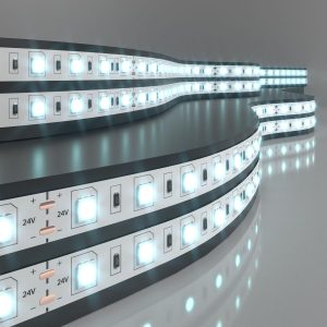 Светодиодная лента 24 В 14,4 Вт/м 60 Led/м 5050 IP20, холодный белый 6500K, 5
            м Лента светодиодная 24V 14,4W 60Led 5050 IP20 холодный белый, 5м