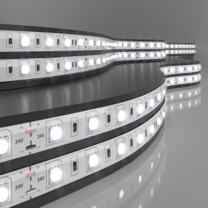 Светодиодная лента 24 В 14,4 Вт/м 60 Led/м 5050 IP65, дневной белый 4200K, 5 м
            Лента светодиодная 24V 14,4W 60Led 5050 IP65 дневной белый, 5м