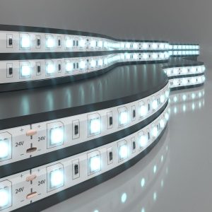 Светодиодная лента 24 В 14,4 Вт/м 60 Led/м 5050 IP65, холодный белый 6500K, 5
            м Лента светодиодная 24V 14,4W 60Led 5050 IP65 холодный белый, 5м