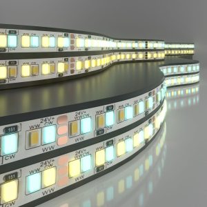 Лента светодиодная 24 В 16 Вт/м 240 Led/м 2835+2835 IP20, MIX теплый белый
            3300K/холодный белый 6500K, 5 м Лента светодиодная 24V 16W 240Led 2835+2835 IP20
            MIX теплый белый/холодный белый, 5м