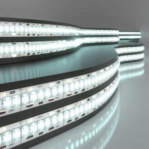 Светодиодная лента 24 В 16 Вт/м 240 Led/м 2835 IP65, холодный белый 6500 K, 5
            м Лента светодиодная 24V 16W 240Led 2835 IP65 холодный белый, 5м