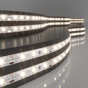 Светодиодная лента 24 В 4,8 Вт/м 60 Led/м 2835 IP65, теплый белый 3300K, 5 м
            Лента светодиодная 24V 4,8W 60Led 2835 IP65 теплый белый, 5м