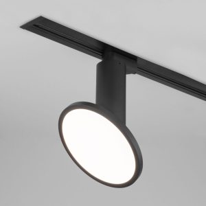 Трековый светодиодный светильник для однофазного шинопровода Brain черный 12W
            4200K LTB50