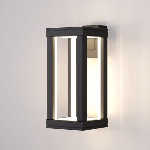 Уличный настенный светодиодный светильник Frame LED IP54 1527 TECHNO LED
            черный
