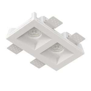 Встраиваемый гипсовый светильник MAIA 80 DUO FLAT