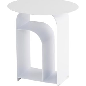 Журнальный столик Arwel металл белый