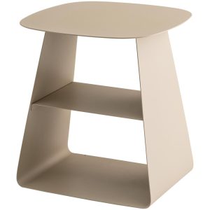 Журнальный столик Leyre металл бежевый