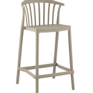 Стул полубарный Campo пластик зеленый