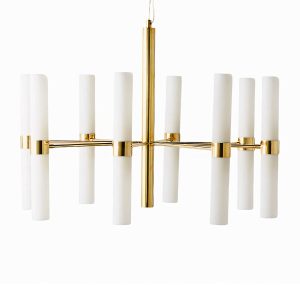 Золотая люстра "Амье"