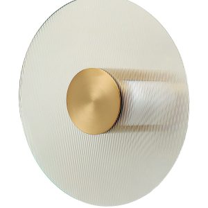 Светильник из текстурированного стекла "Пуан"