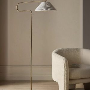 Золотая напольная лампа "Харриет"