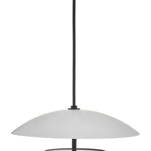 Чёрный подвесной светильник "Риом"