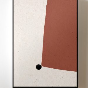 Интерьерное жикле "Beige and Orange"