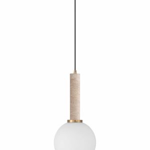 Светильник с травертином "Каллауэй"