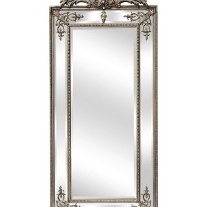 Серебряное зеркало в полный рост "Пабло"