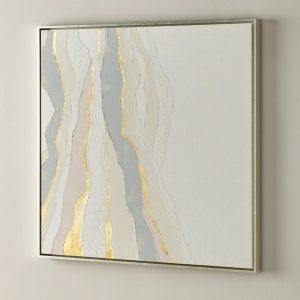 Картина "Апекс" в золотистой раме