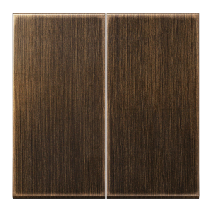 Клавиша двойная JUNG LS METAL, античная латунь, ME2995AT