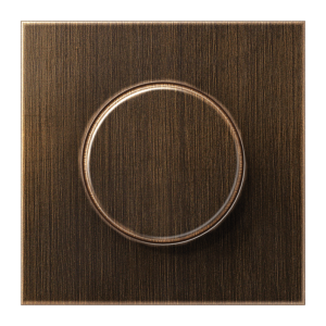 Накладка на светорегулятор JUNG LS METAL, античная латунь, ME1940AT