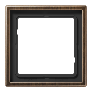 Рамка 1 пост JUNG LS METAL, античная латунь, ME2981AT