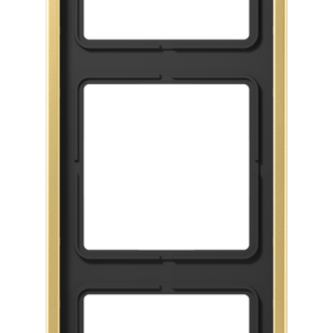 Рамка 3 поста JUNG LS METAL, латунь