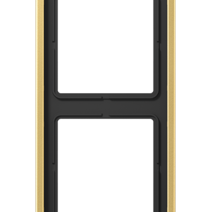 Рамка 4 поста JUNG LS METAL, латунь