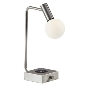 Лампа "Ньют" с беспроводной зарядкой для смартфона