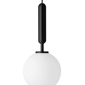 Чёрный подвесной светильник "Орибо"