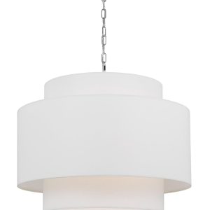 Серебряная люстра "Ларедо"