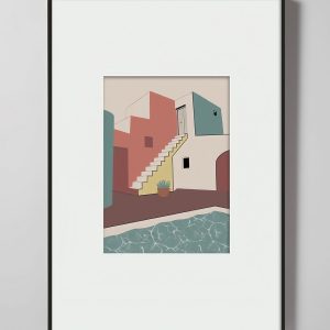 Интерьерный постер "Santorini"