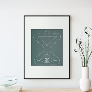 Интерьерный постер"Meditar"