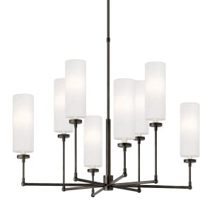 Черная люстра "Новара"