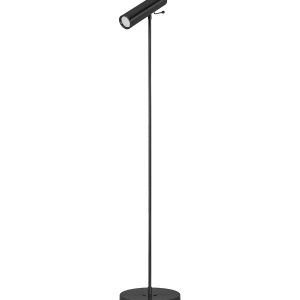 Черная напольная лампа "Ллойд"