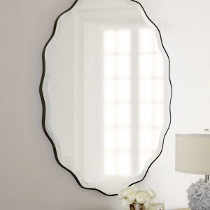 Овальное настенное зеркало "Тьяго"