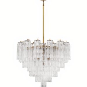 Люстра "Толбот" с прозрачным стеклом