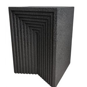 Чёрный приставной столик "Кносс"