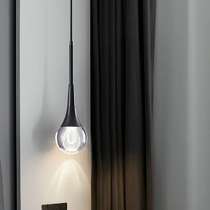 Черный подвесной светильник "Дольф"