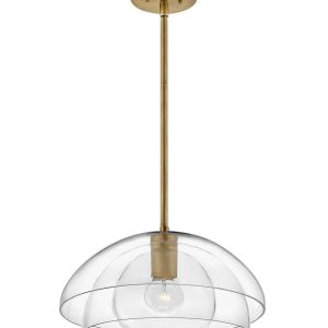 Золотой подвесной светильник "Хатфилд"