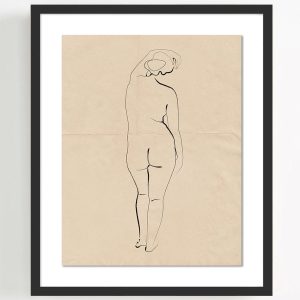 Интерьерный постер "Nude"