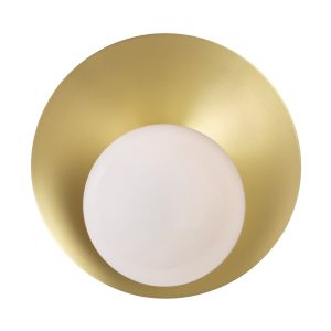 Золотой настенный светильник "Тео"