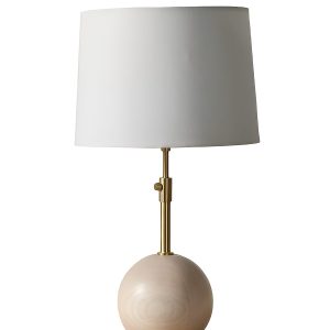 Настольная лампа с основанием из дерева "Тулон"