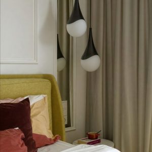 Чёрный подвесной светильник "Алто"