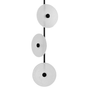 Чёрный линейный подвесной светильник “Милфорд”