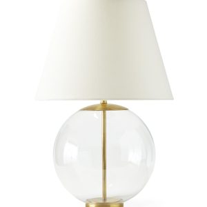 Золотая настольная лампа "Клейтон"