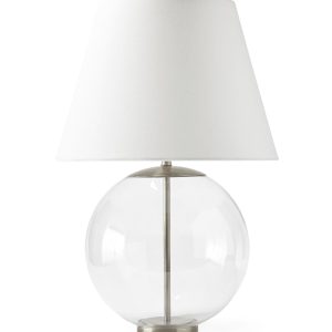 Серебряная настольная лампа "Клейтон"