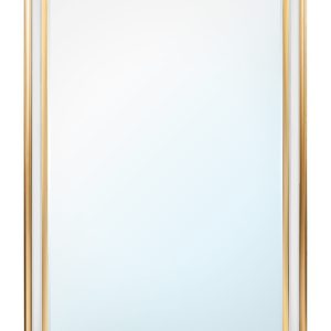 Золотое настенное зеркало "Такер"